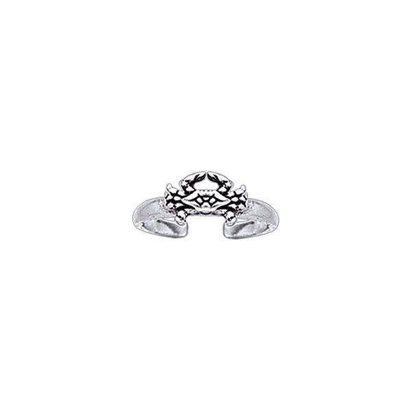 Silver Crab Toe Ring TR3722 - peterstone.dropshipping