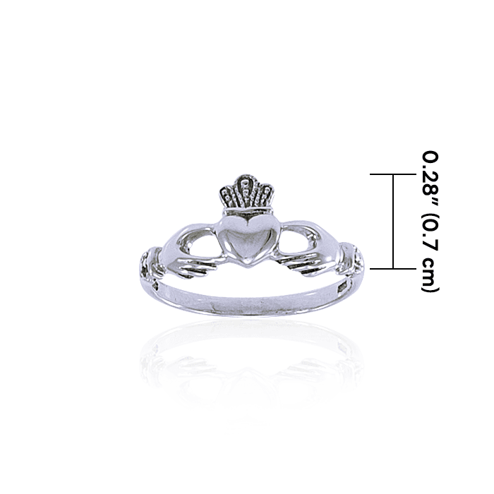 Irish Claddagh Silver Ring TRI1070 Ring