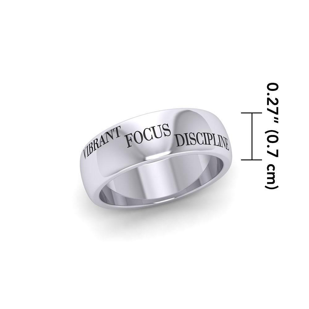 3 Words That Matter Plain Silver Ring TRI1650C Ring