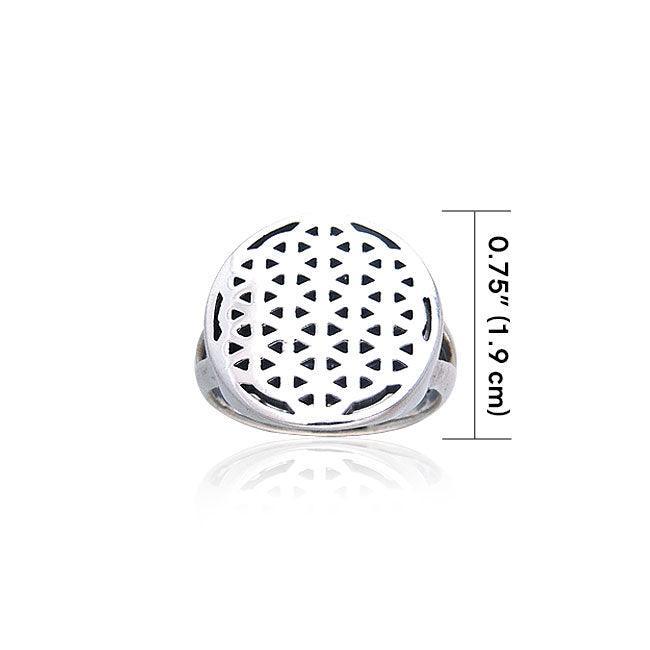 Flower Of Life Ring TRI209 Ring