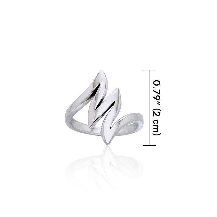 Lightning Bolt Silver Ring TRI964 Ring
