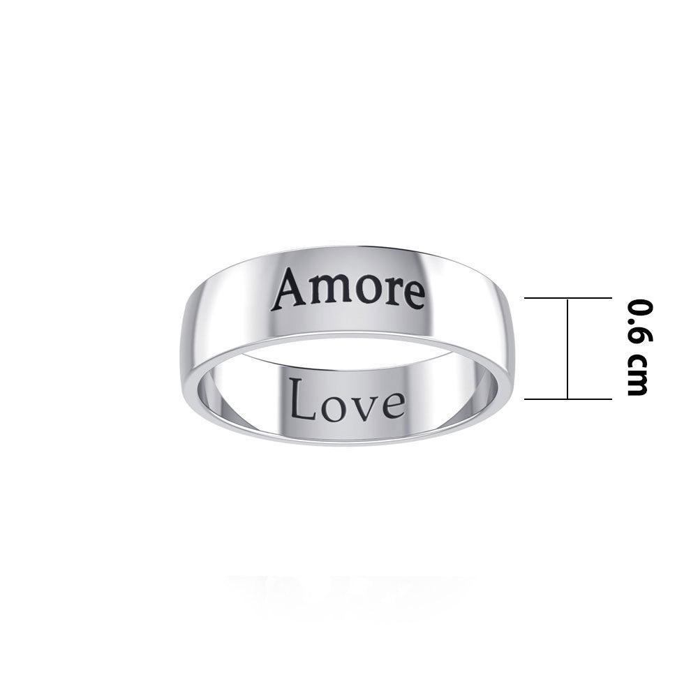 Love Sterling Silver Ring TRI979 - peterstone.dropshipping