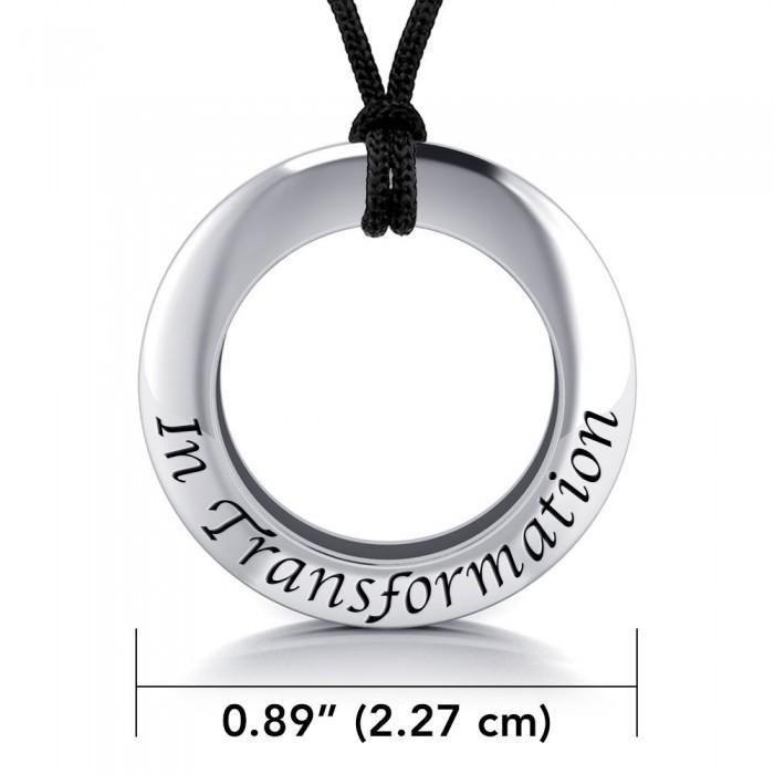 In Transformation Silver Pendant and Cord Set TSE197