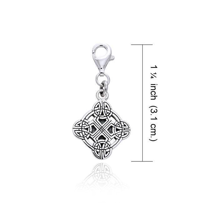 Clonmacnois Cross Silver Clip Charm TWC040 Clip Charm