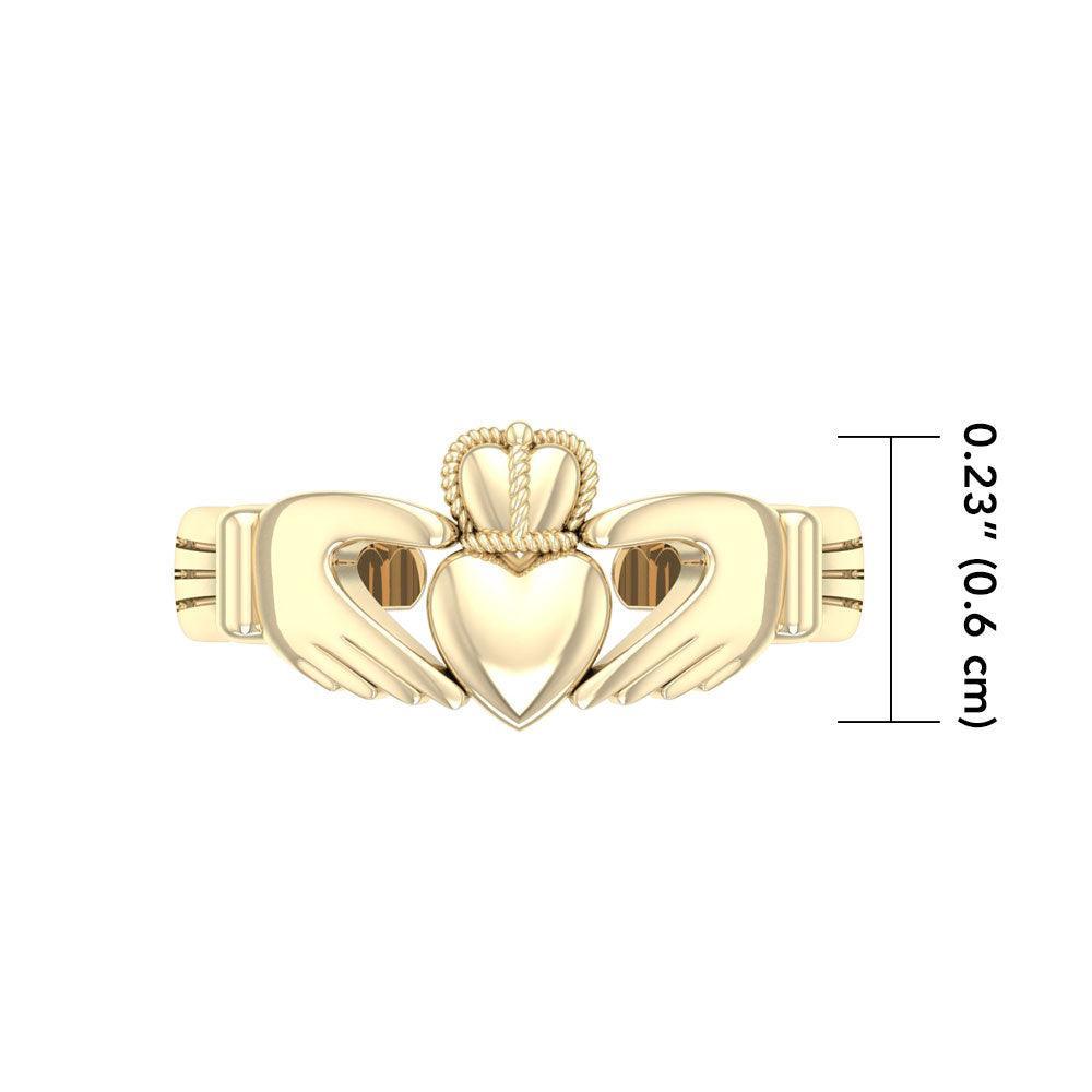 Irish Claddagh Gold Vermeil Toe Ring VTR226 Toe Ring