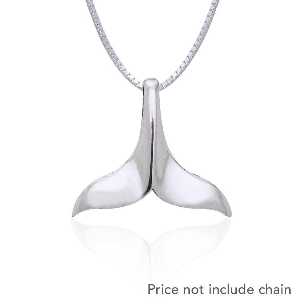 Whale Tail Silver Pendant JP007
