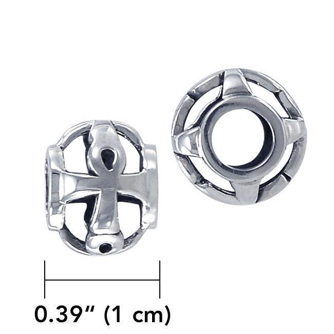 Egyptian Ankh Sterling Silver Bead TBD204 Bead