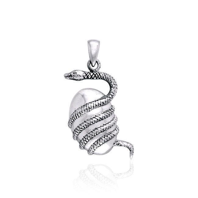 Greek World Egg Silver Pendant TPD2854 Pendant