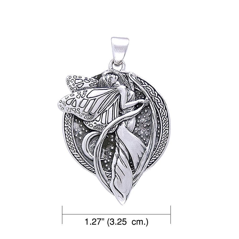 Moonlight Faery Sterling Silver Pendant TP3431 Pendant