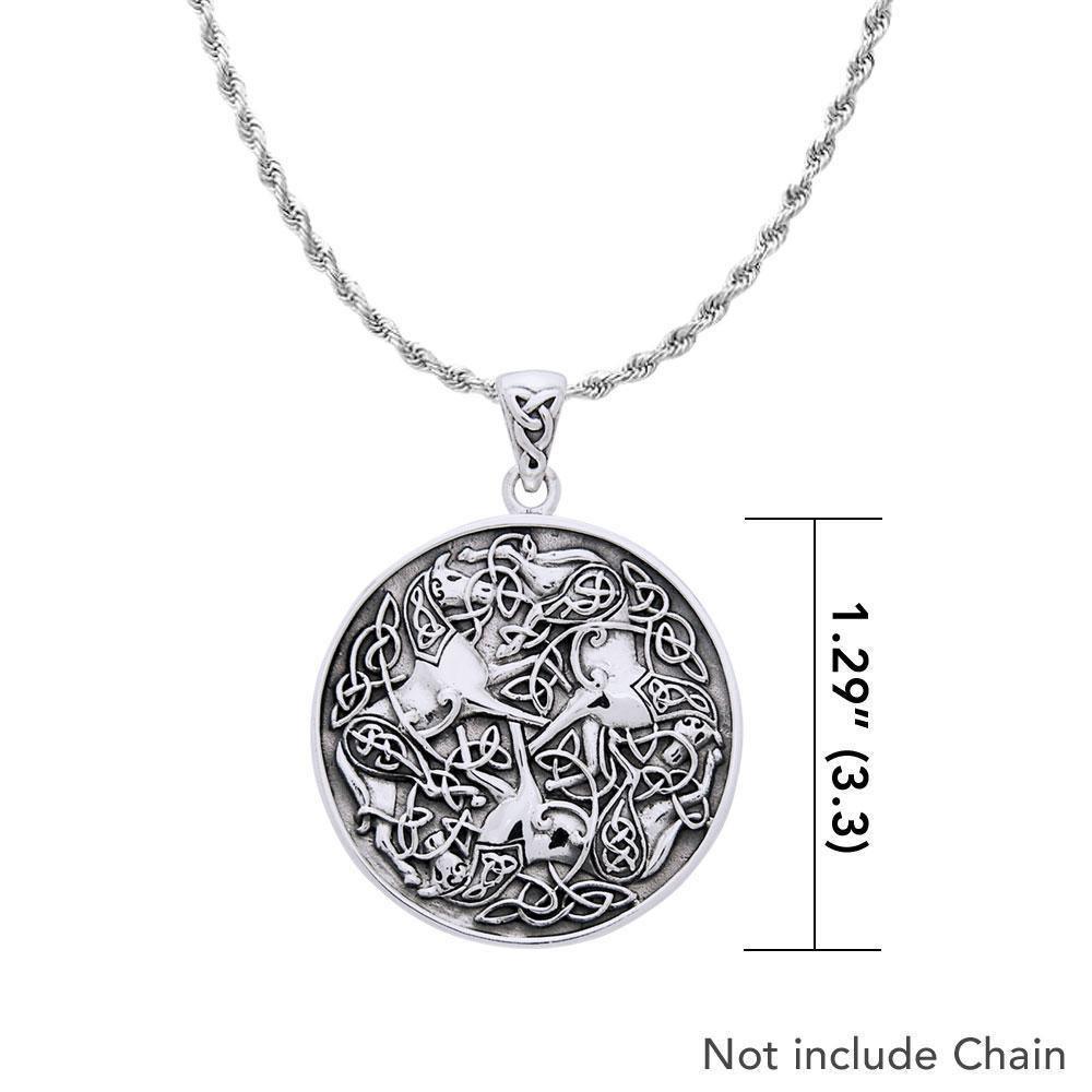 Celtic Knotwork Horse Pendant TPD3046 Pendant