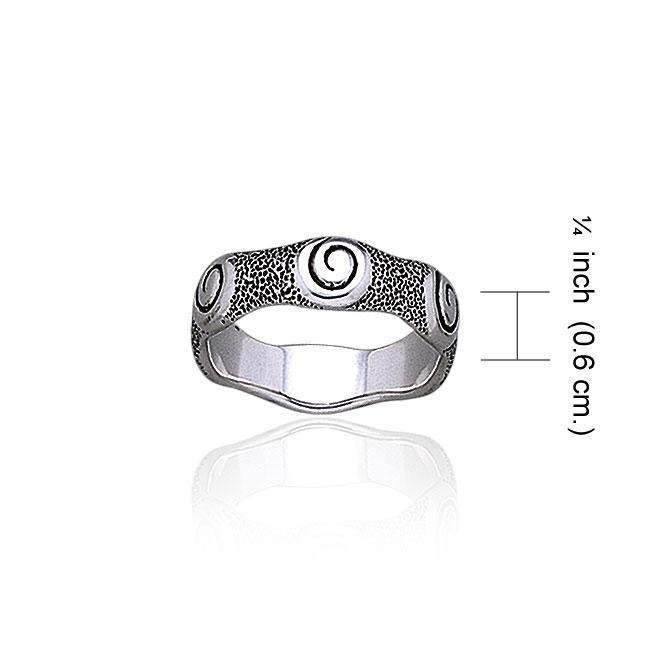 Spiral Sterling Silver Ring TR1839 Ring