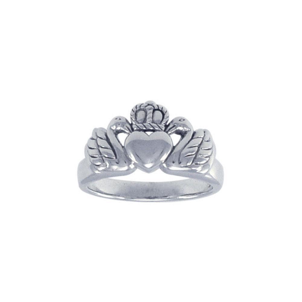 Swan Claddagh Ring TRI1144 Ring