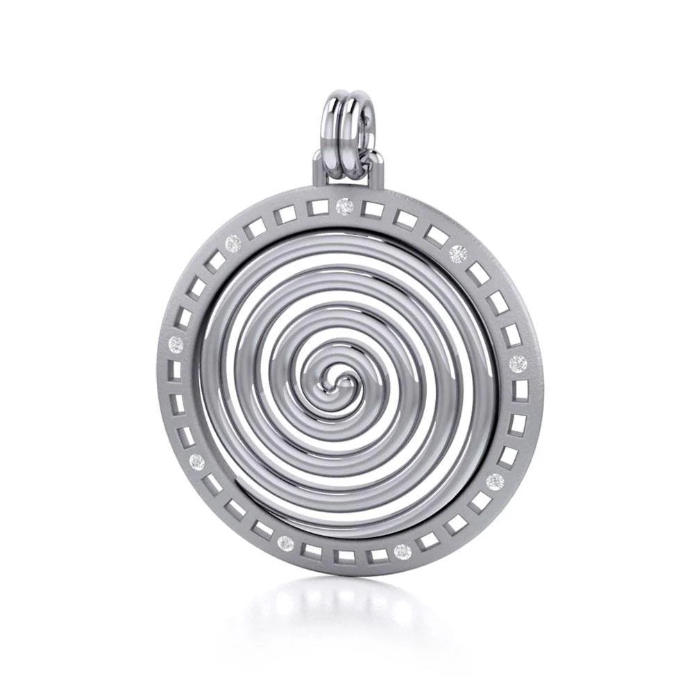 Timeless Beauty of the Avalon Spiral Silver Pendant