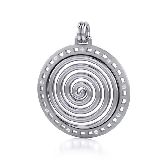 Timeless Beauty of the Avalon Spiral Silver Pendant