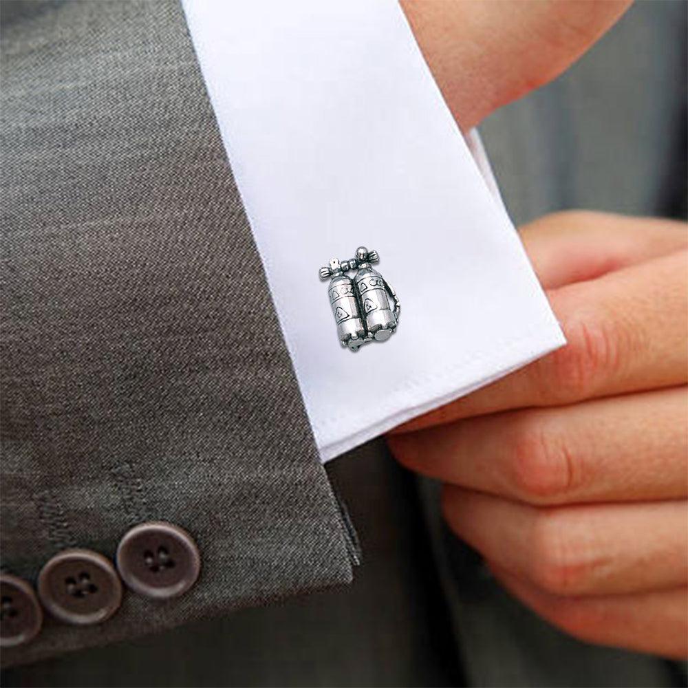 Dive Air Tank Cufflinks CL009