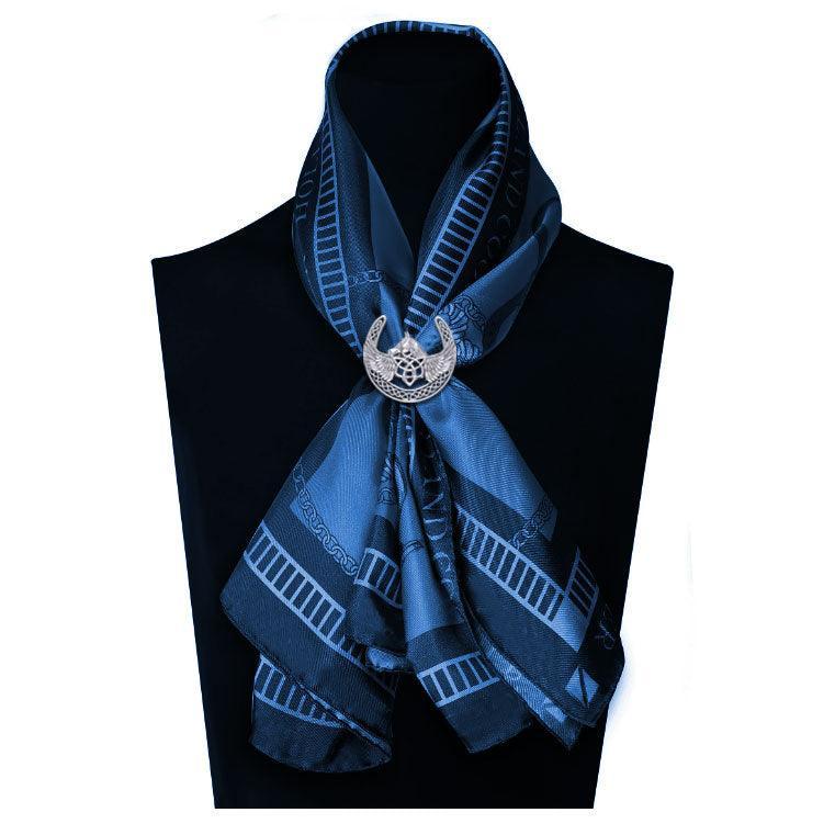 The Celtic Pegasus with Horseshoe Silver Scarf Ring By Peter Stone EOT182 - peterstone.dropshipping