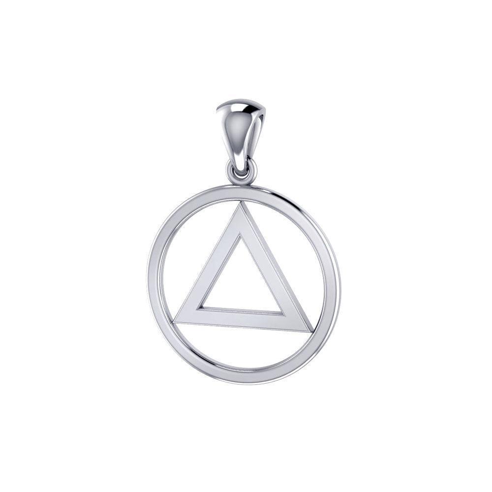 AA Symbol Silver Pendant JP014
