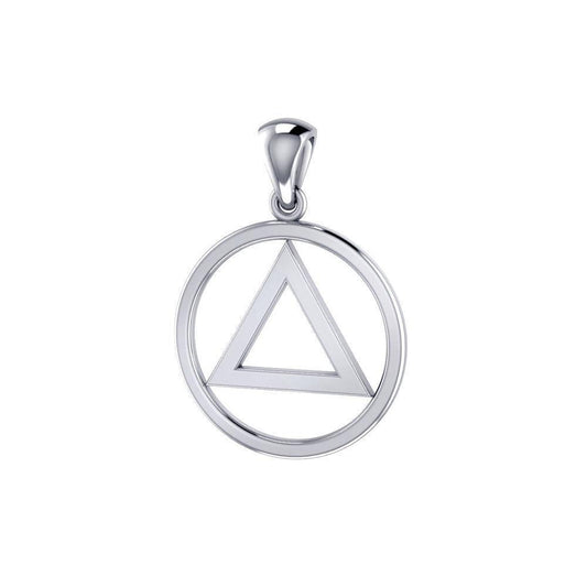 AA Symbol Silver Pendant JP014