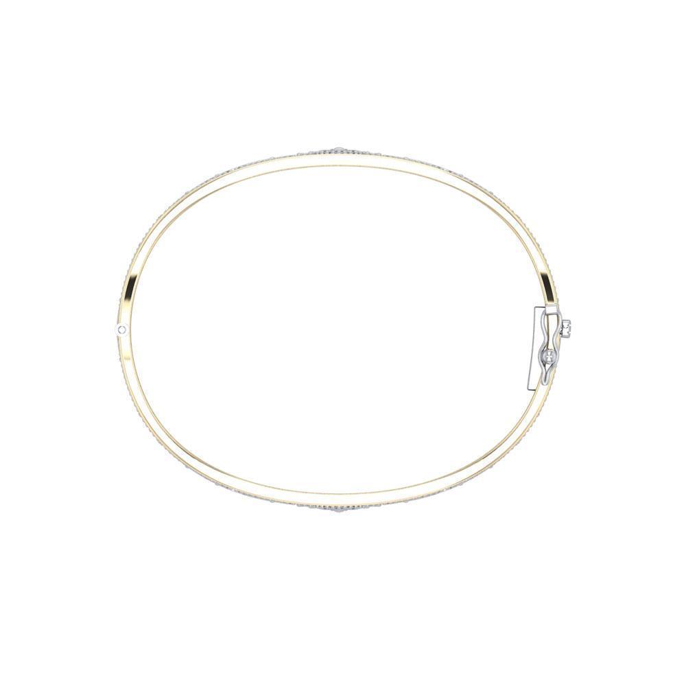 Small Silver and Gold Plate Border Celtic Bangle with open lock MBA211