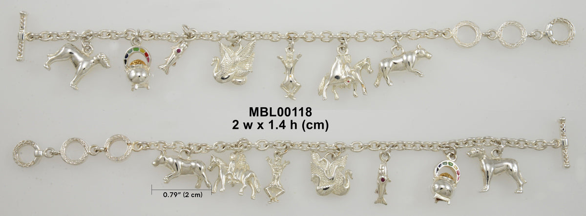 Danu Irish Pride Charm Bracelet MBL118