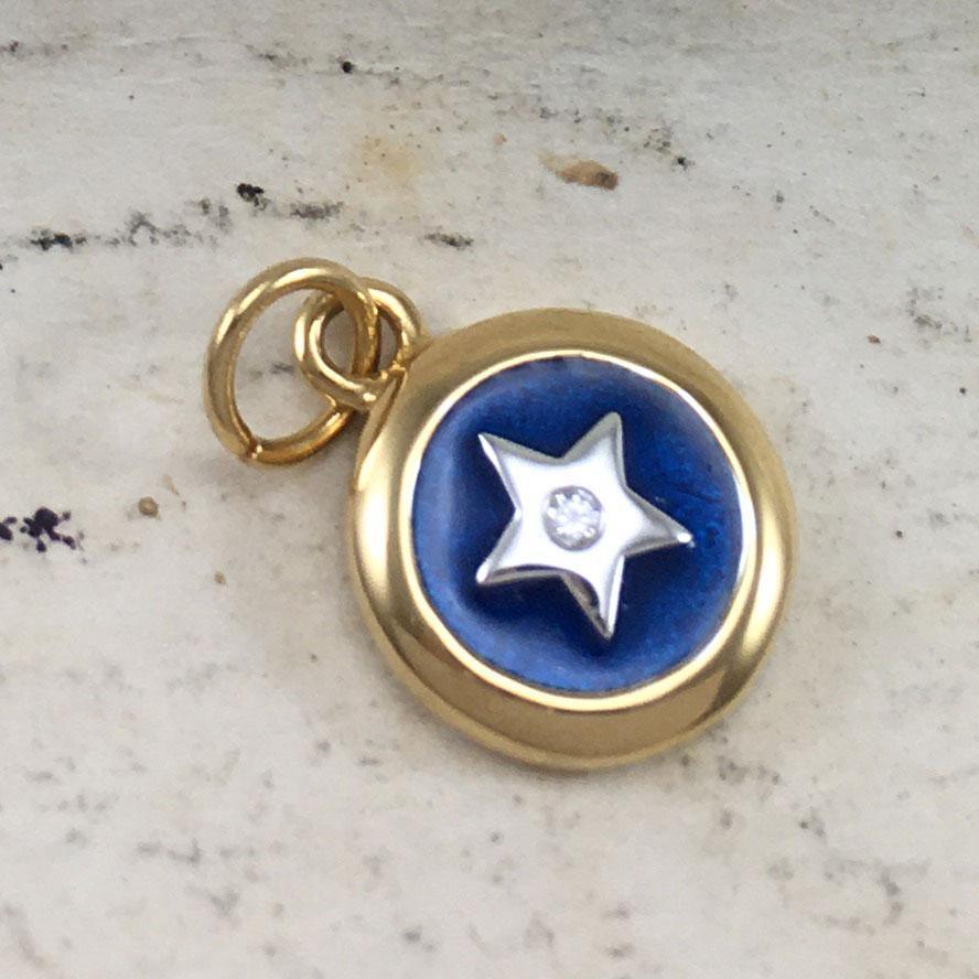 Gold Accented Spiritual Eye Charm MCM252