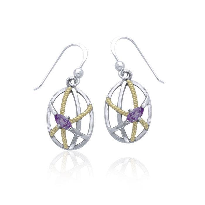 Contemporary Rope Design Earrings MER1253