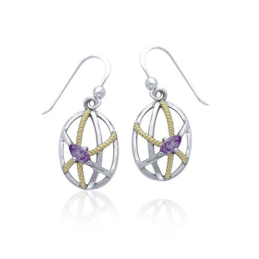 Contemporary Rope Design Earrings MER1253