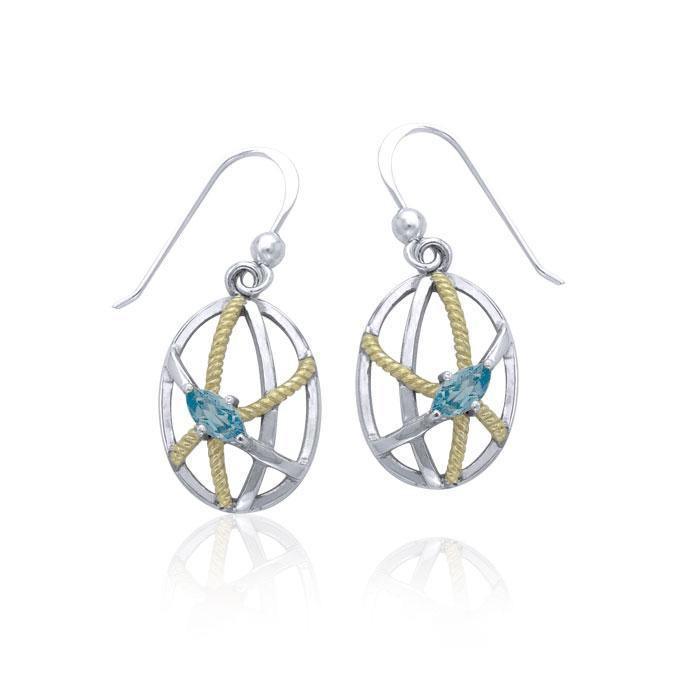 Contemporary Rope Design Earrings MER1253