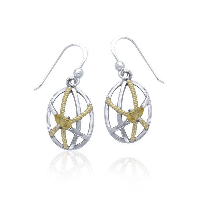 Contemporary Rope Design Earrings MER1253