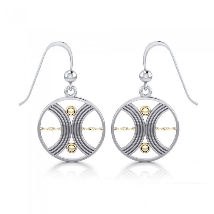 Balance Silver and Gold Earrings MER561