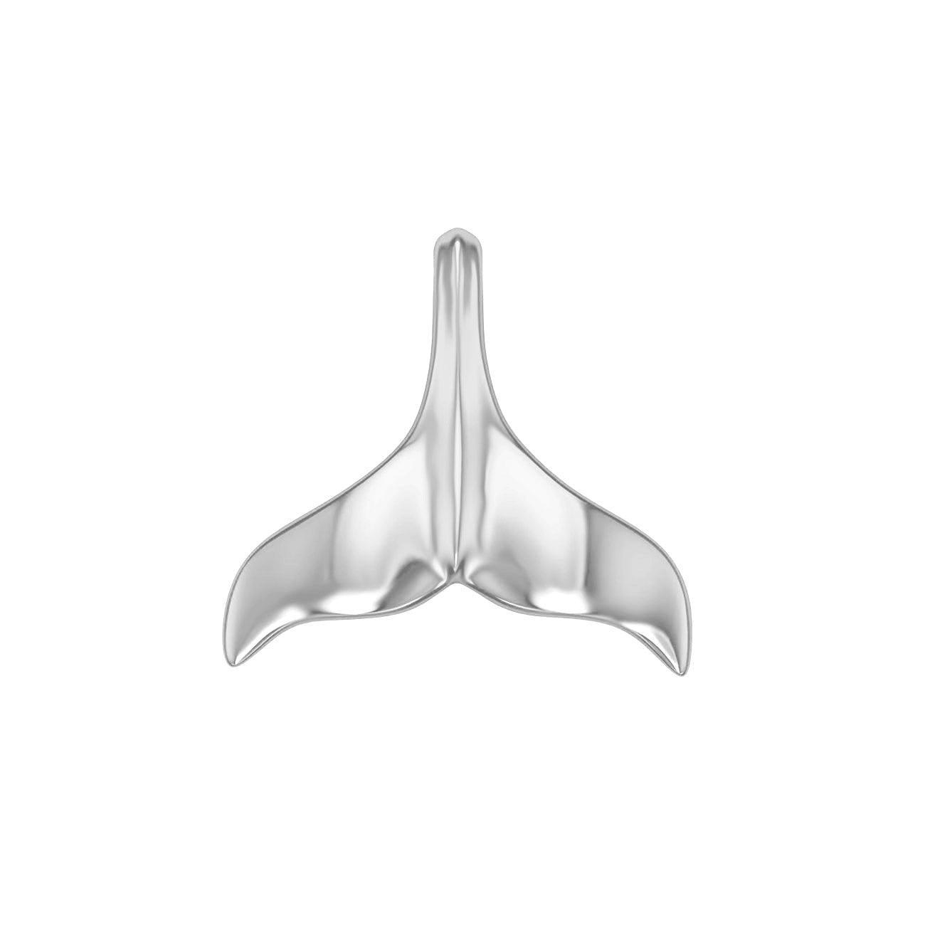 Whale Tail Silver Pendant MG481