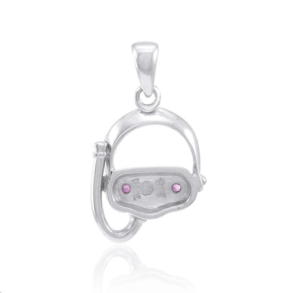 Memorable Sea Experience with a Dive Mask ~ Sterling Silver Pendant MPD694