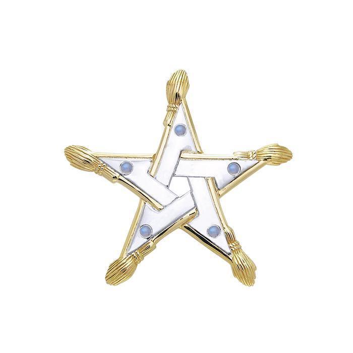 Silver Broomstick Pendant MPD875