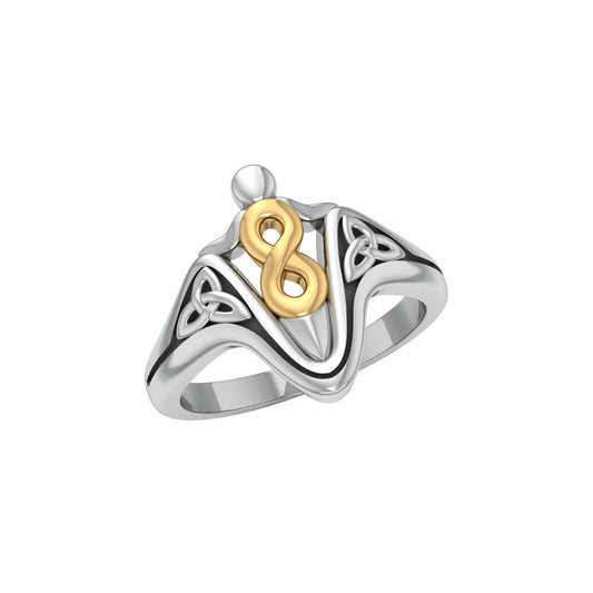 Infinity Angel Trinity Knot Ring MRI1256