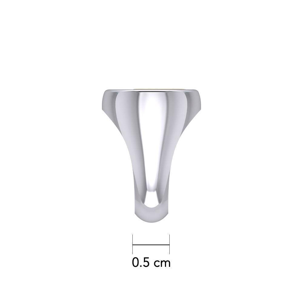 Recovery Silver with 14K Gold Accent Ring MRI2395