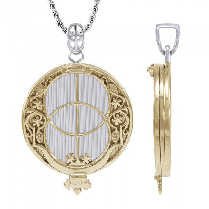 Sterling Silver Chalice Well Necklace MSE457