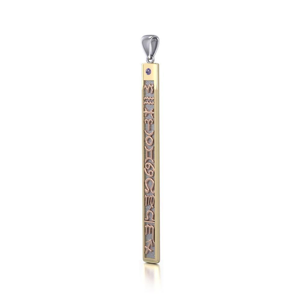 Zodiac Symbol Three Tone Pendant OPD3931