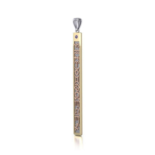 Zodiac Symbol Three Tone Pendant OPD3931