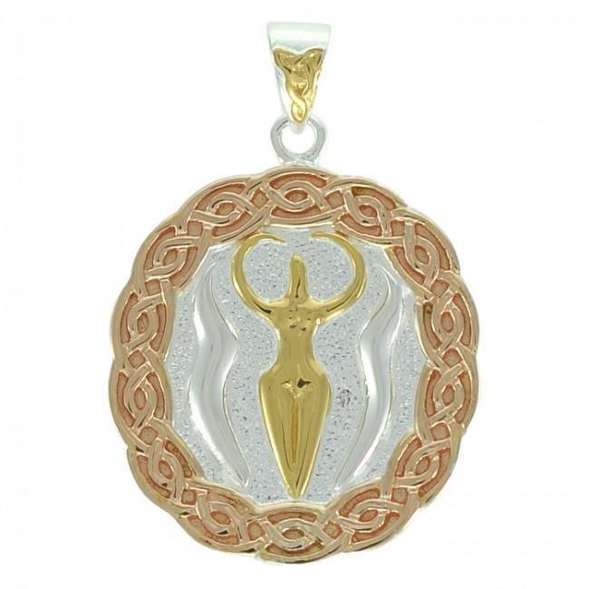Nile River Goddess Three Tone Pendant OTP354