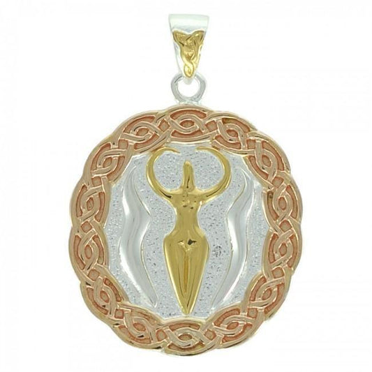 Nile River Goddess Three Tone Pendant OTP354