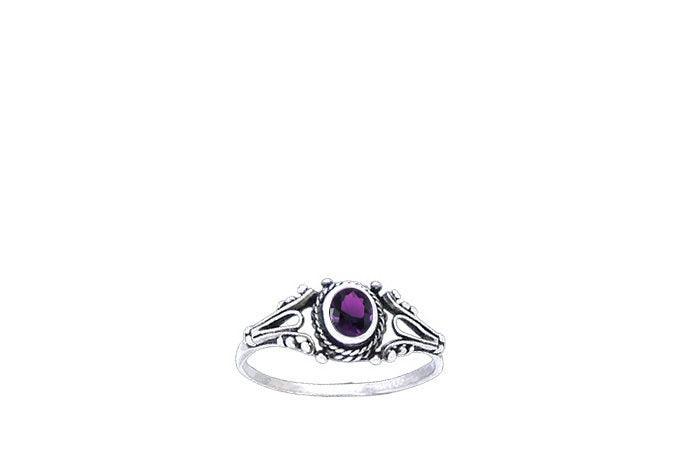 Gemstone & Silver Ring SM105