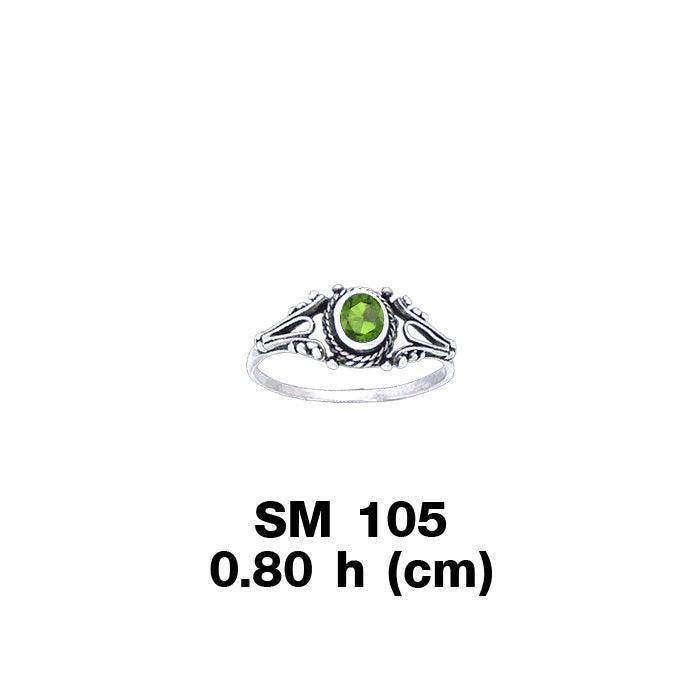 Gemstone & Silver Ring SM105