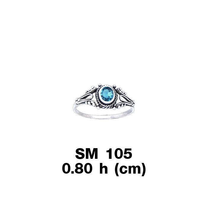 Gemstone & Silver Ring SM105