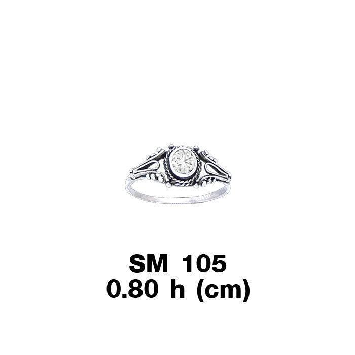 Gemstone & Silver Ring SM105