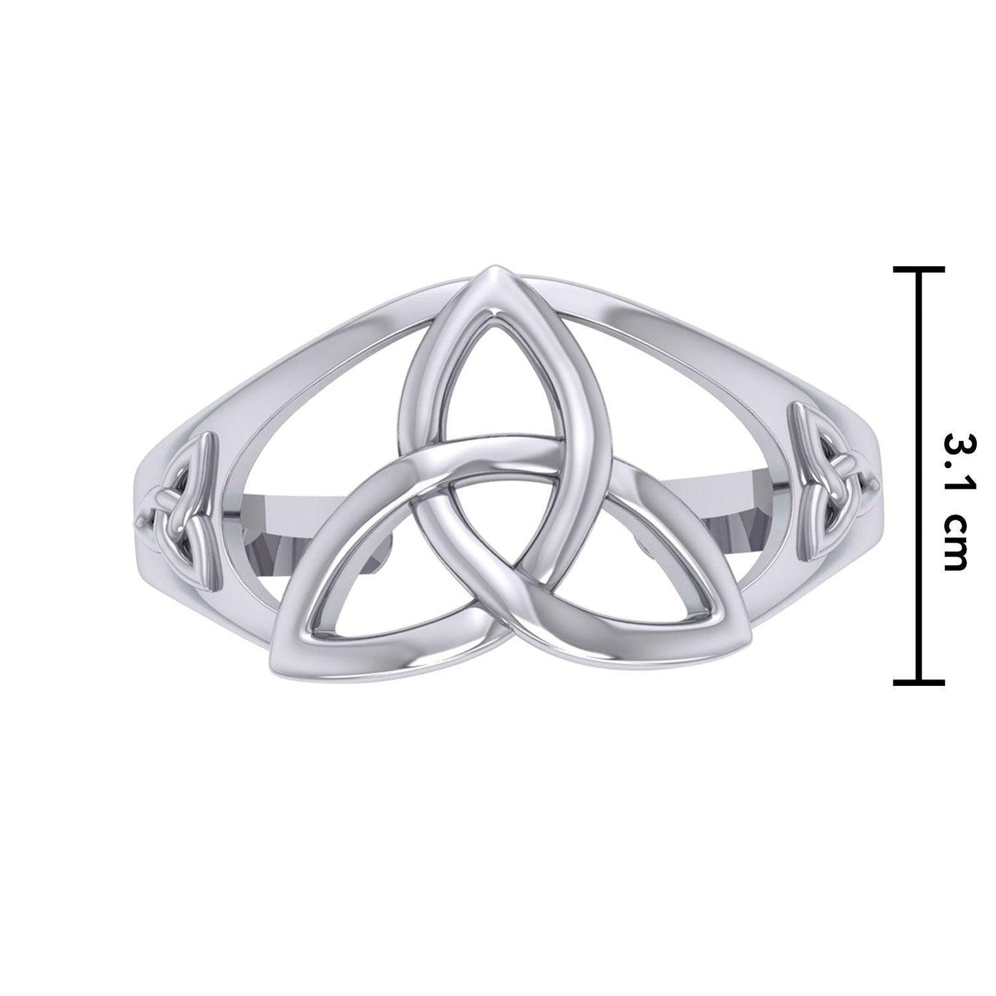Make every moment special ~ Celtic Triquetra Sterling Silver Bracelet Jewelry TBA004