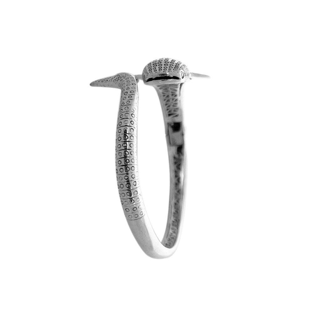 Gentle giants in benign grace ~ Sterling Silver Whale Shark Cuff Bracelet TBA188