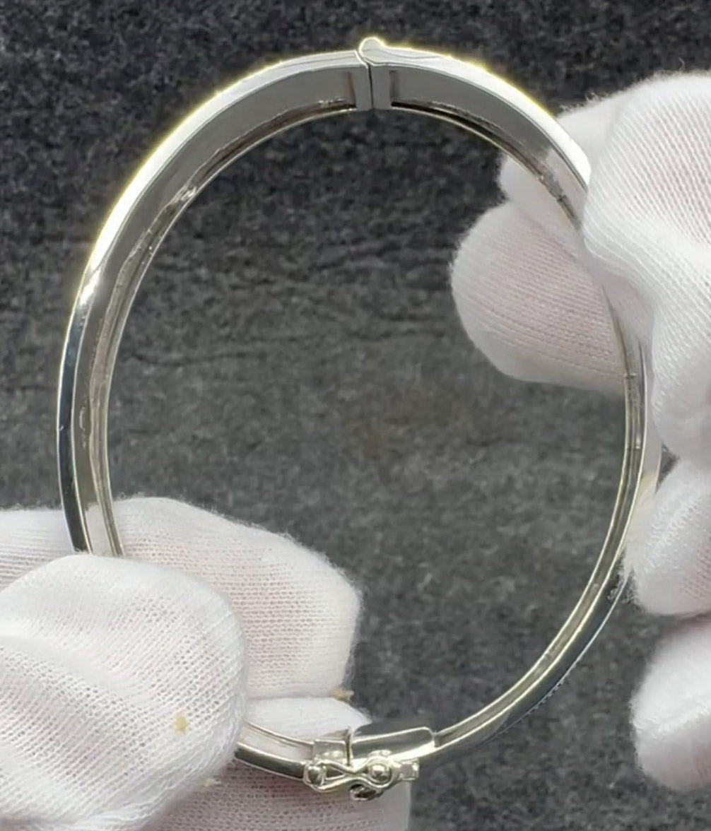 Celtic Snake Sterling Silver Bangle TBA211