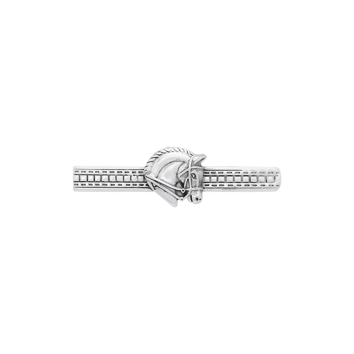 Horse Head Sterling Silver Brooch TBC073