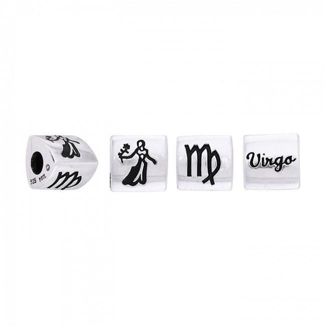 Triangle Virgo Zodiac Silver Bead TBD102