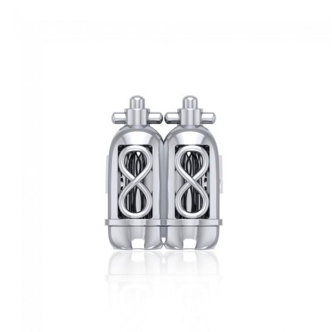 Dive Tanks Sterling Silver Bead TBD352